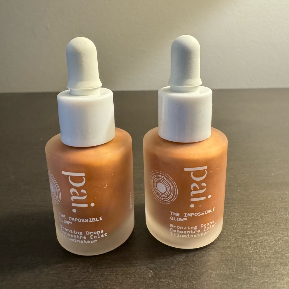 Pai Skincare The Impossible Glow Bronzing Drops 10 ml .3 oz Travel Size NEW X2